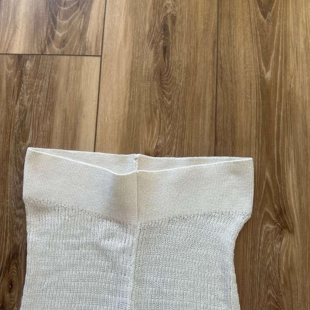 Free People Rosella Swit Pants Ivory size Large - Picture 5 of 7